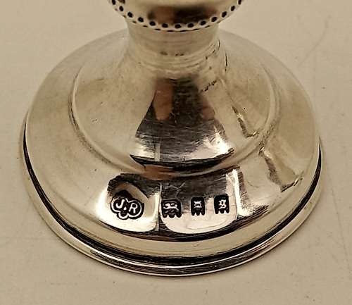 Antique Hallmarked Sterling Silver Pedestal Kiddish Cup -29,81grams