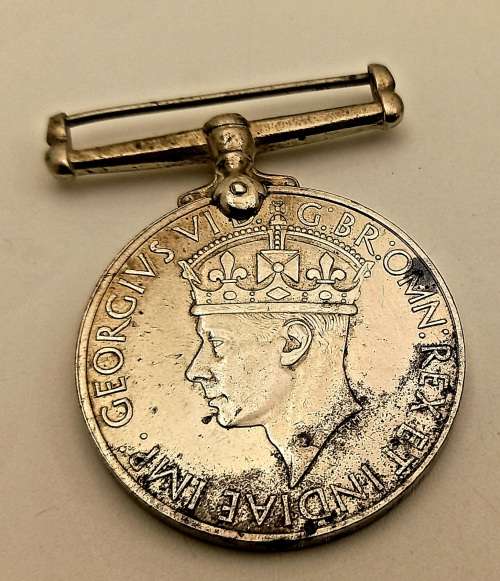 WW2 1939-1945 Full size Medal issued to 75641 T.O Weir engraved