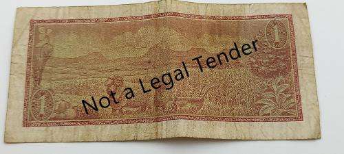 1973 1 Rand -Afrikaans -English  - T.W. De jongh