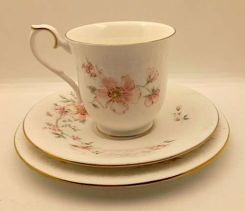 1984 Royal Albert For all Seasons "Breath of Spring" Tea Trio Made in England