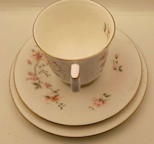 1984 Royal Albert For all Seasons "Breath of Spring" Tea Trio Made in England