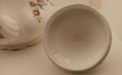 Vintage Royal Albert  "Moss Rose" Tea Pot - Mint Condition - Made in England
