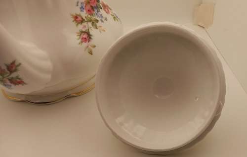 Vintage Royal Albert  "Moss Rose" Tea Pot - Mint Condition - Made in England