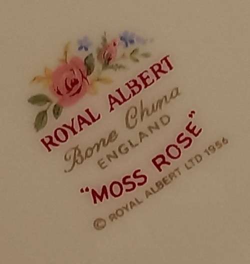 Vintage Royal Albert  "Moss Rose" Tea Pot - Mint Condition - Made in England
