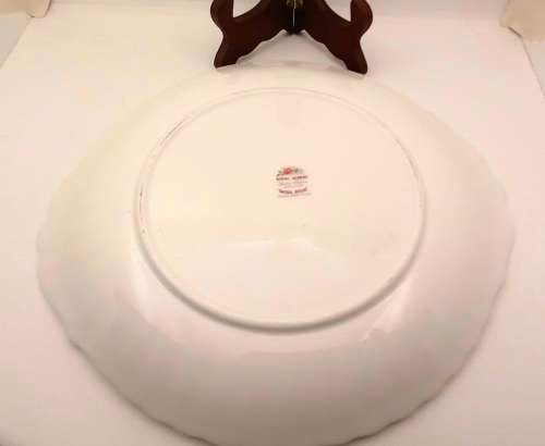 Vintage Royal Albert  "Moss Rose" Cake Plate  - Mint Condition - Made in England
