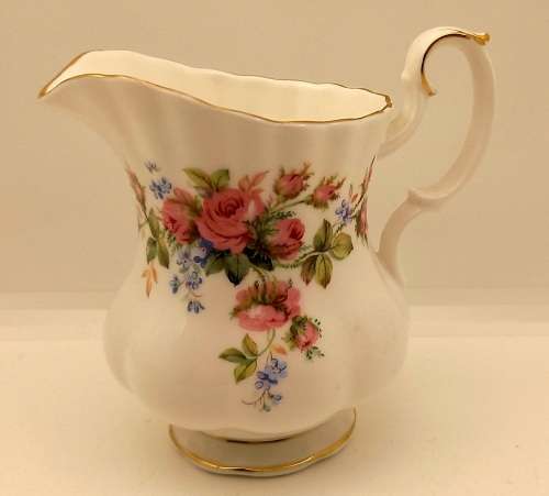 Vintage Royal Albert  "Moss Rose" Creamer  - Mint Condition - Made in England