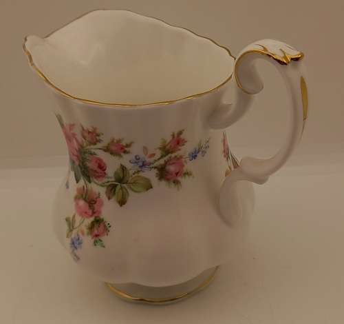 Vintage Royal Albert  "Moss Rose" Creamer  - Mint Condition - Made in England