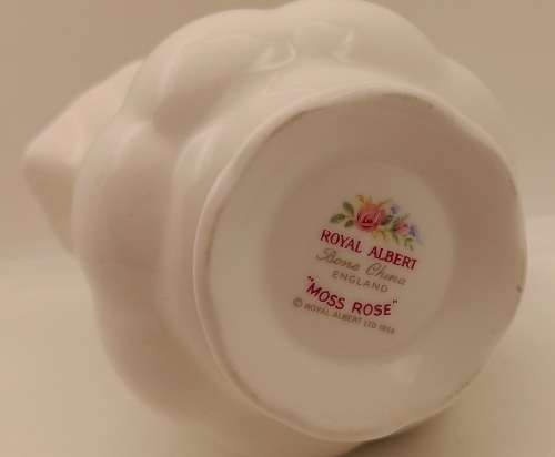 Vintage Royal Albert  "Moss Rose" Creamer  - Mint Condition - Made in England