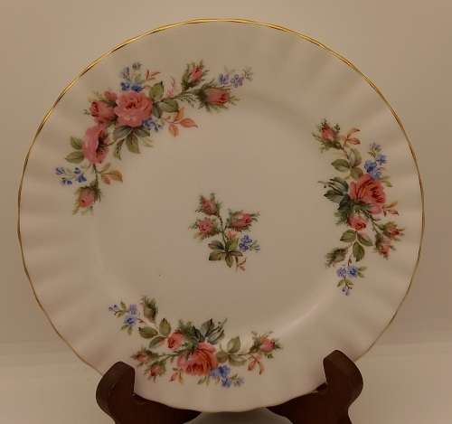 Vintage Royal Albert  "Moss Rose" Tea Trio - Mint Condition - Made in England (6 Available)