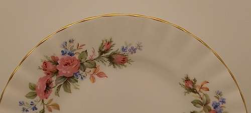 Vintage Royal Albert  "Moss Rose" Tea Trio - Mint Condition - Made in England (6 Available)