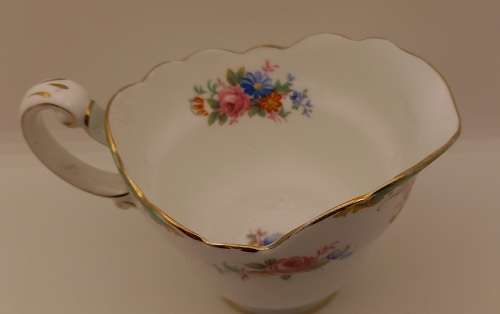 Vintage Paragon Fine Bone China Rockingham Green Creamer- By Appointment to the Queen