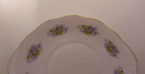 Vintage Queen Anne "G 96 1" Fine Bone China Cake Plate - Ridgway Potteries
