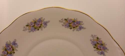 Vintage Queen Anne "G 96 1" Fine Bone China Cake Plate - Ridgway Potteries