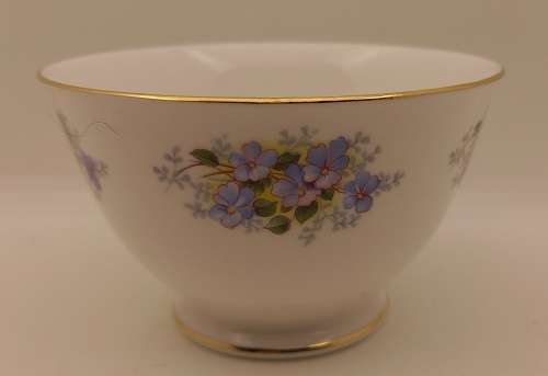 Vintage Queen Anne "C 17 2 " Fine Bone China Sugar Bowl- Ridgway Potteries