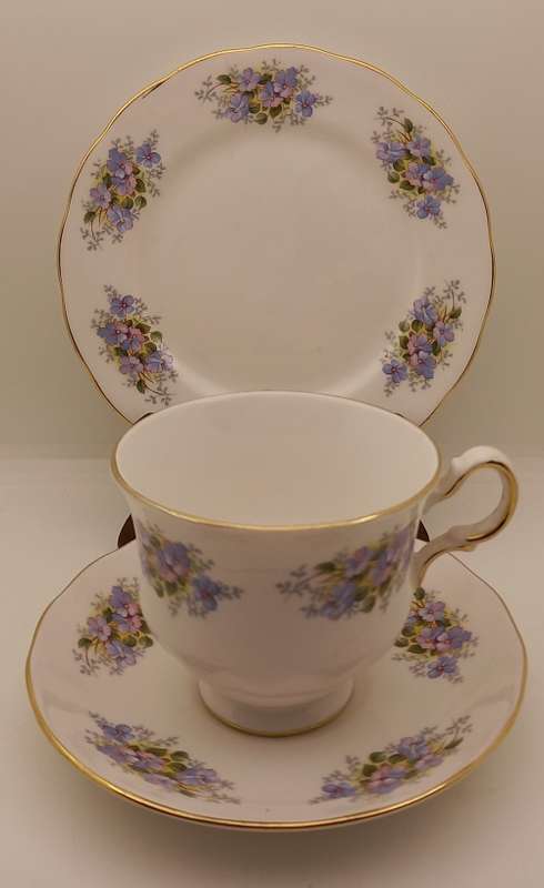 Vintage Queen Anne  Fine Bone China Trio- Ridgway Potteries (5 Available)