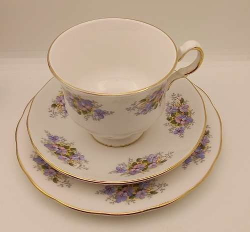 Vintage Queen Anne  Fine Bone China Trio- Ridgway Potteries (5 Available)