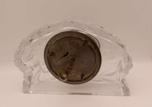 Vintage Crystal Clock ( clock need service or repairs) only runs for few minutes
