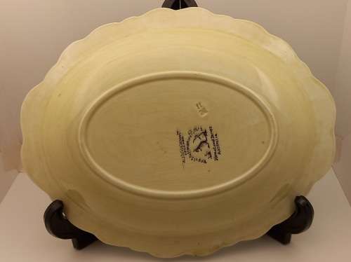 Rare Antique A.J Wilkinson Homeland Series Australia Royal Staffordshire Oval Plate