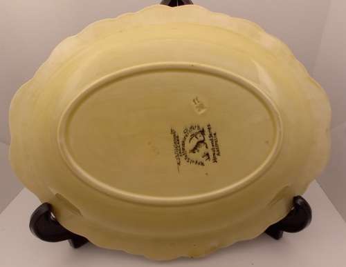 Rare Antique A.J Wilkinson Homeland Series Australia Royal Staffordshire Oval Plate