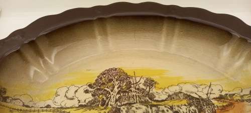 Rare Antique A.J Wilkinson Homeland Series Australia Royal Staffordshire Oval Plate