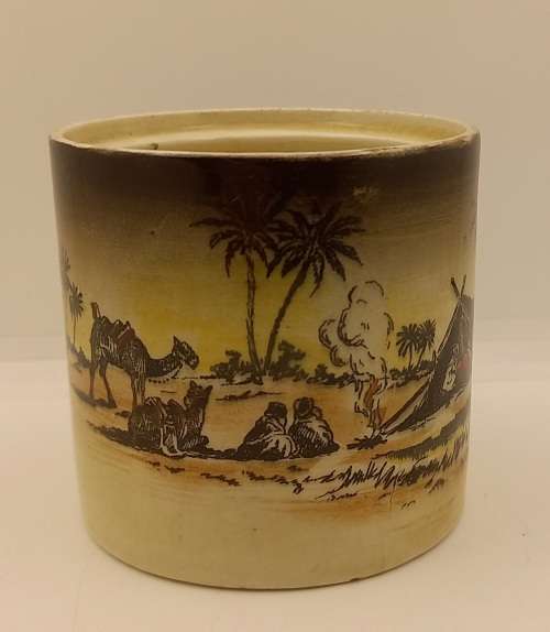 Rare Antique A.J Wilkinson Homeland Series Africa Royal Staffordshire Sugar Pot without Lid 76x80mm