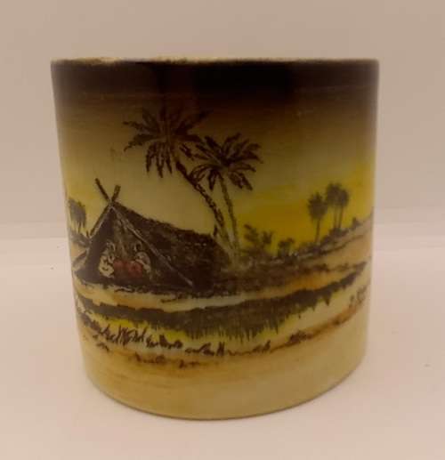 Rare Antique A.J Wilkinson Homeland Series Africa Royal Staffordshire Sugar Pot without Lid 76x80mm