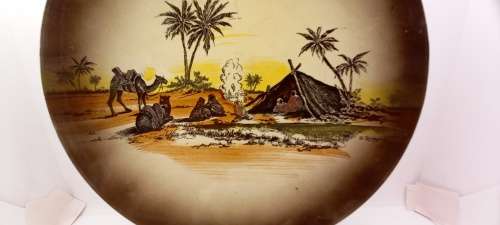 Rare Antique A.J Wilkinson Homeland Series Africa Royal Staffordshire Plate 258mm