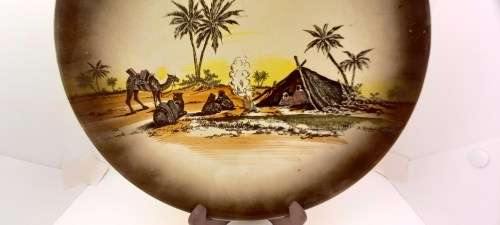 Rare Antique A.J Wilkinson Homeland Series Africa Royal Staffordshire Plate 258mm