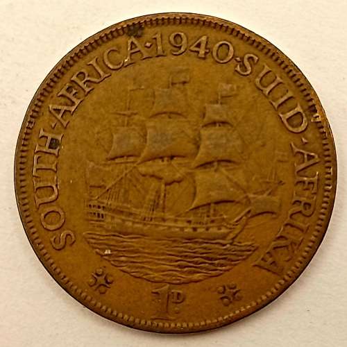 1940 South Africa 1 Penny - George VI SUID AFRIKA - SOUTH AFRICA