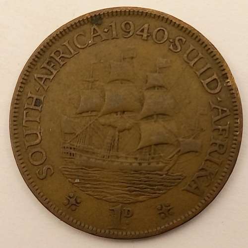 1940 South Africa 1 Penny - George VI SUID AFRIKA - SOUTH AFRICA