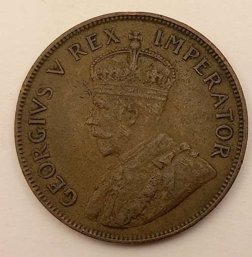 1935 Union of South Africa  1 Penny George V 1D