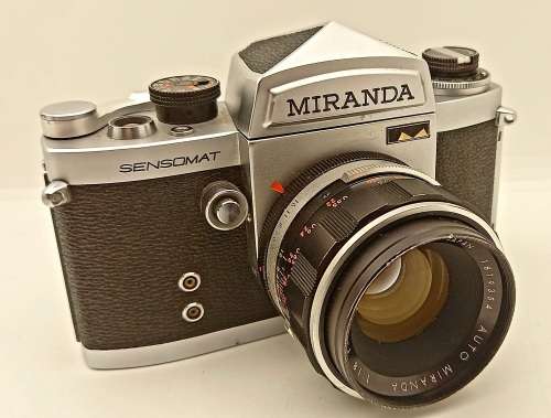 Vintage 1960's MIRANDA SENSOMAT 35mm Camera with 1:1.8 F=50mm Lens-Japan -see more