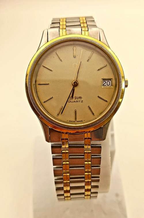Pre-owned Omega De Ville Quartz Swiss Made Mens watch (Working) original strap