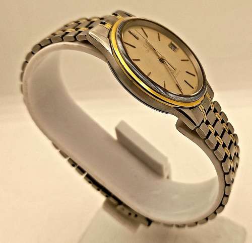 Pre-owned Omega De Ville Quartz Swiss Made Mens watch (Working) original strap