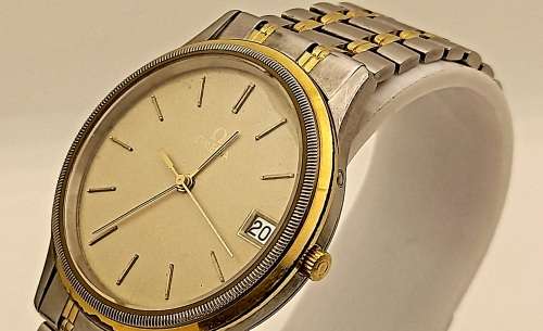 Pre-owned Omega De Ville Quartz Swiss Made Mens watch (Working) original strap
