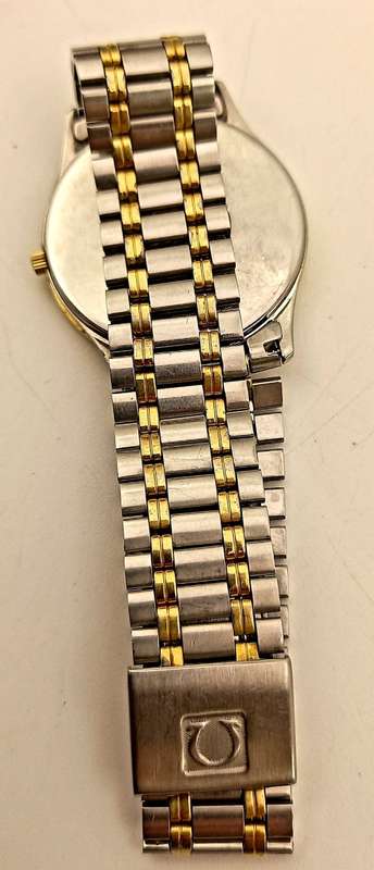 Pre-owned Omega De Ville Quartz Swiss Made Mens watch (Working) original strap