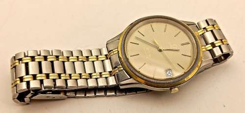Pre-owned Omega De Ville Quartz Swiss Made Mens watch (Working) original strap