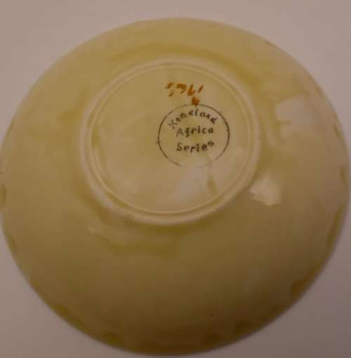 Rare Antique A.J Wilkinson Homeland Series Africa Royal Staffordshire Saucer