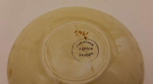 Rare Antique A.J Wilkinson Homeland Series Africa Royal Staffordshire Saucer
