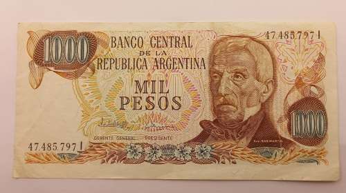 1976-1983   Argentina 1000 Pesos
