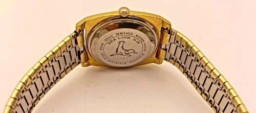 Pre-owned vintage 1966 SEIKO Weekdater Sea Lion M66 8306-8040 Diashock 30 Jewels Mens Watch