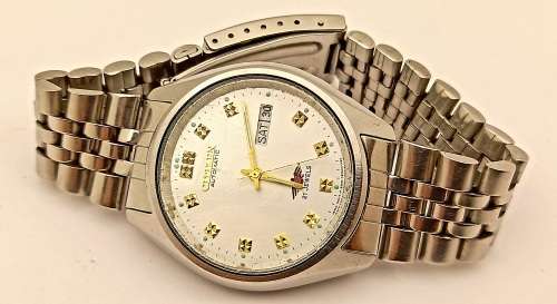 Pre-owned Vintage CITIZEN Automatic 4-C39181 SMT 571112 GN-4-S Mens watch 21 Jewels -Working