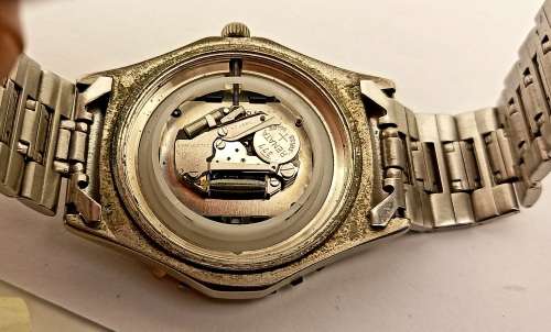Pre-owned Mens SAAF 75 Years (Logo) Quarts watch with Stainless steel Strap-  WORKING