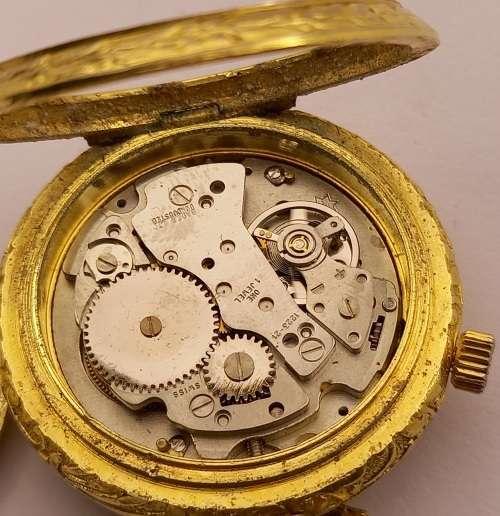 Pocket Watches Vintage 1960 s Mentor Swiss Made by Bader 17 Jewel Gold plated Pocket watch 3022 5355 Hand wind was listed for 0.00 on 20 Jul at 03 01 by kiepersol1 in Johannesburg ID 590997307