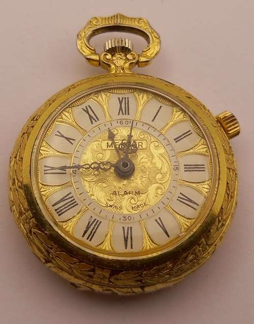 Vintage swiss pocket watch top
