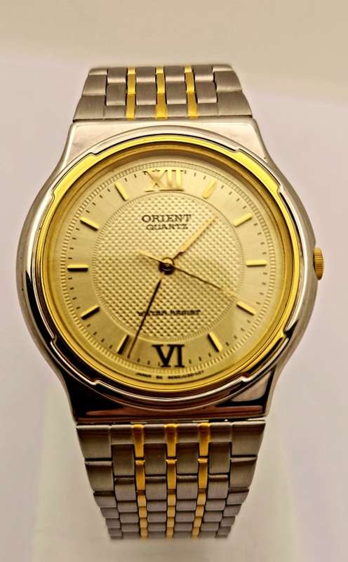 Pre-owned Orient Quarts watch Japan BK B050JU30-LC1-Unused-working