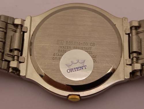 Pre-owned Orient Quarts watch Japan BK B050JU30-LC1-Unused-working