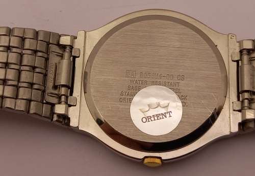 Pre-owned Orient Quarts watch Japan BK B050JU30-LC1-Unused-working