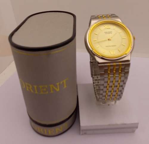 Pre-owned Orient Quarts watch Japan BK B050JU30-LC1-Unused-working