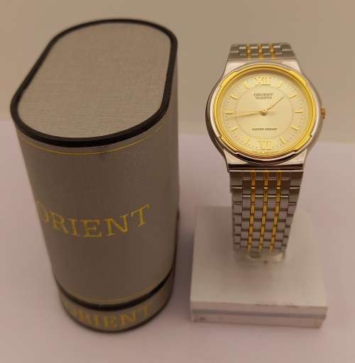 Pre-owned Orient Quarts watch Japan BK B050JU30-LC1-Unused-working